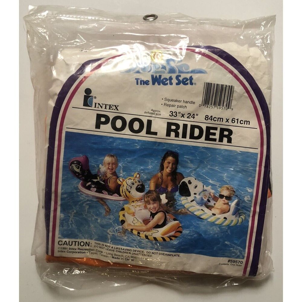 Intex‎ The Wet Set Tiger Baby Toddler Float Vintage 1991 NEW